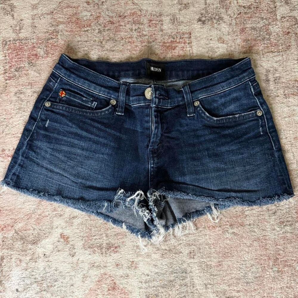 Hudson Women's Navy and Blue Shorts